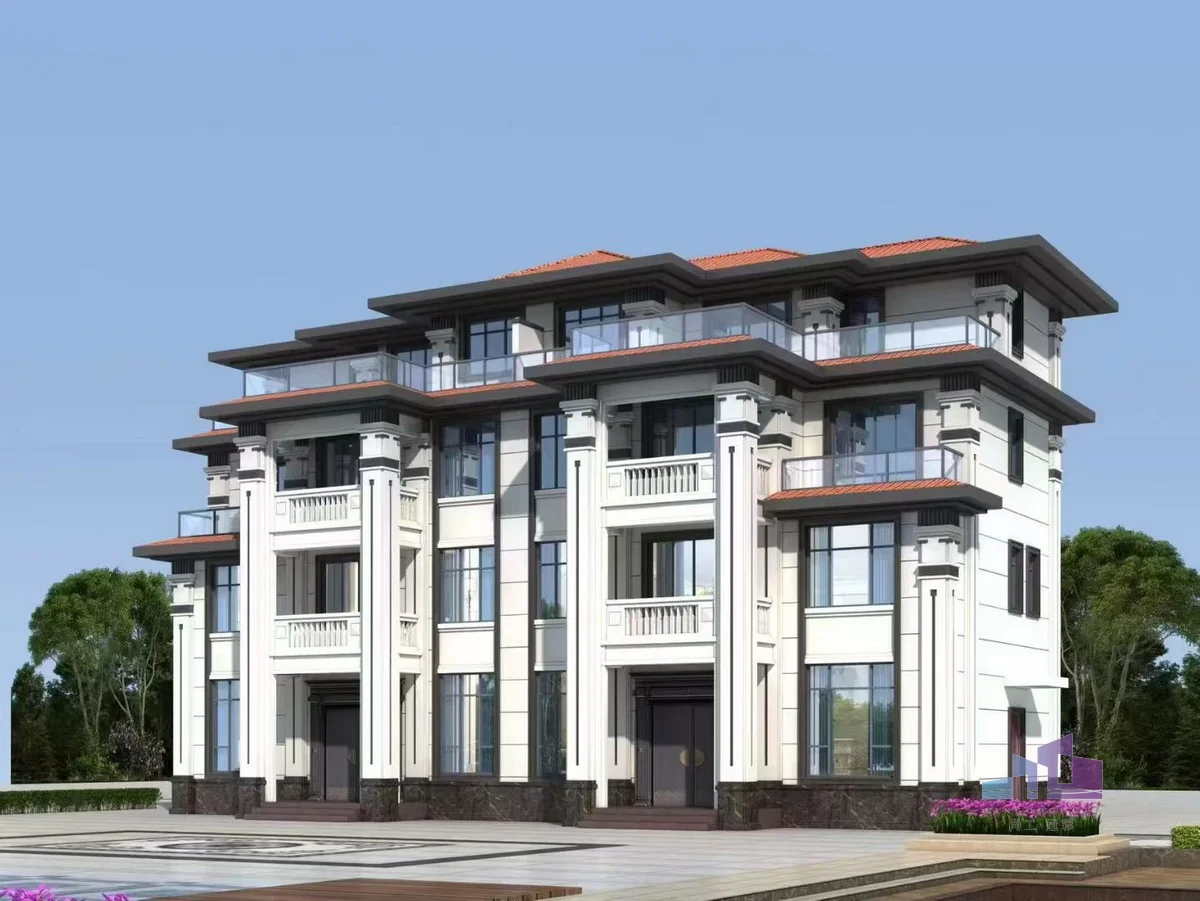 福建现代简约风三层乡村别墅设计