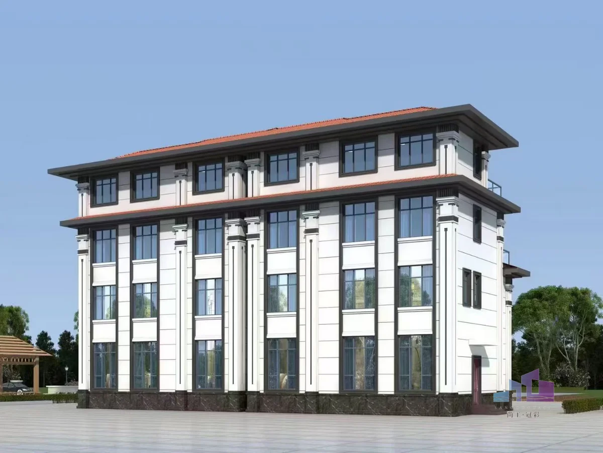 福建现代风格多户式农村自建房方案