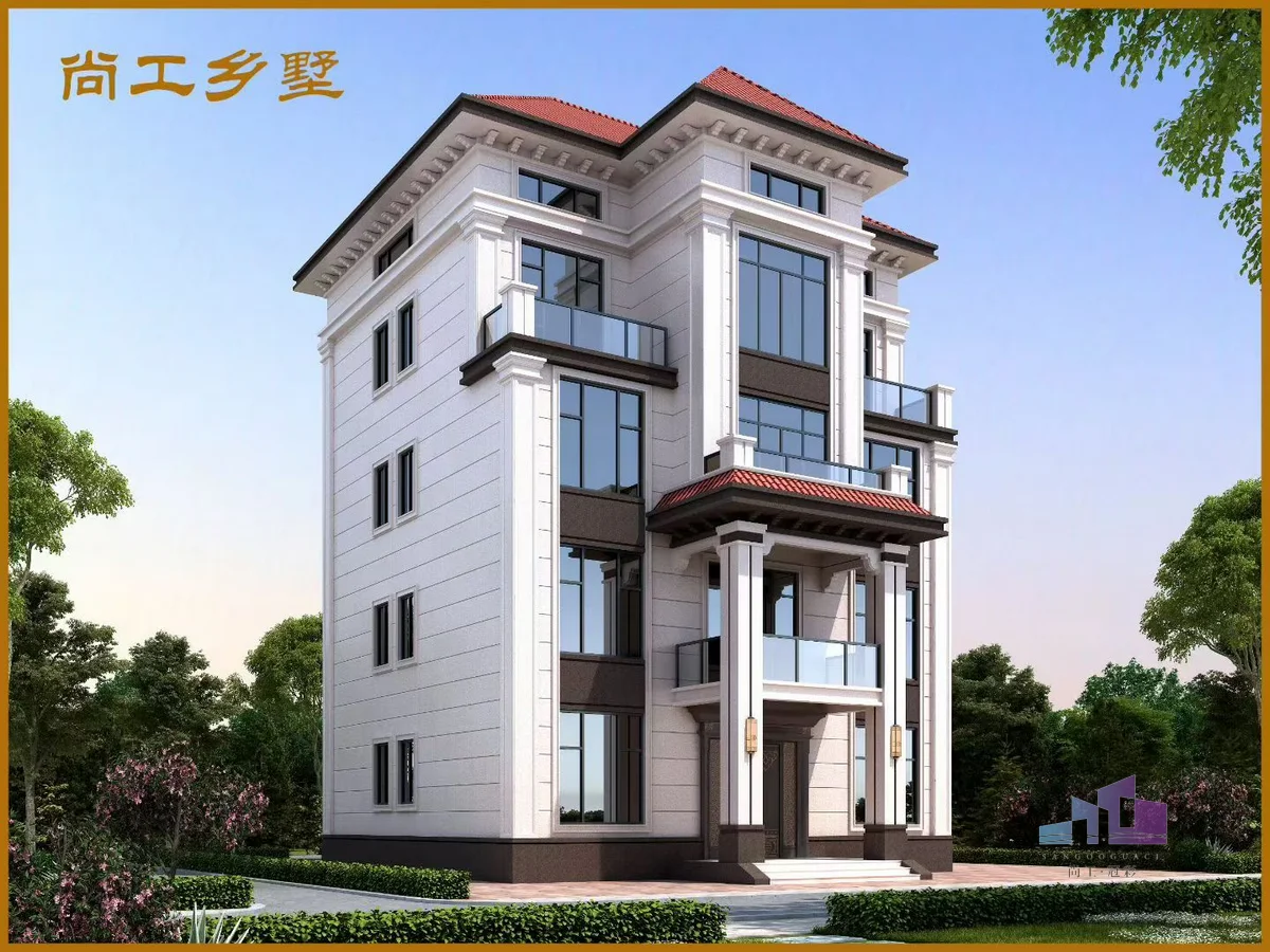 福建泉州三层欧式风格自建房效果图